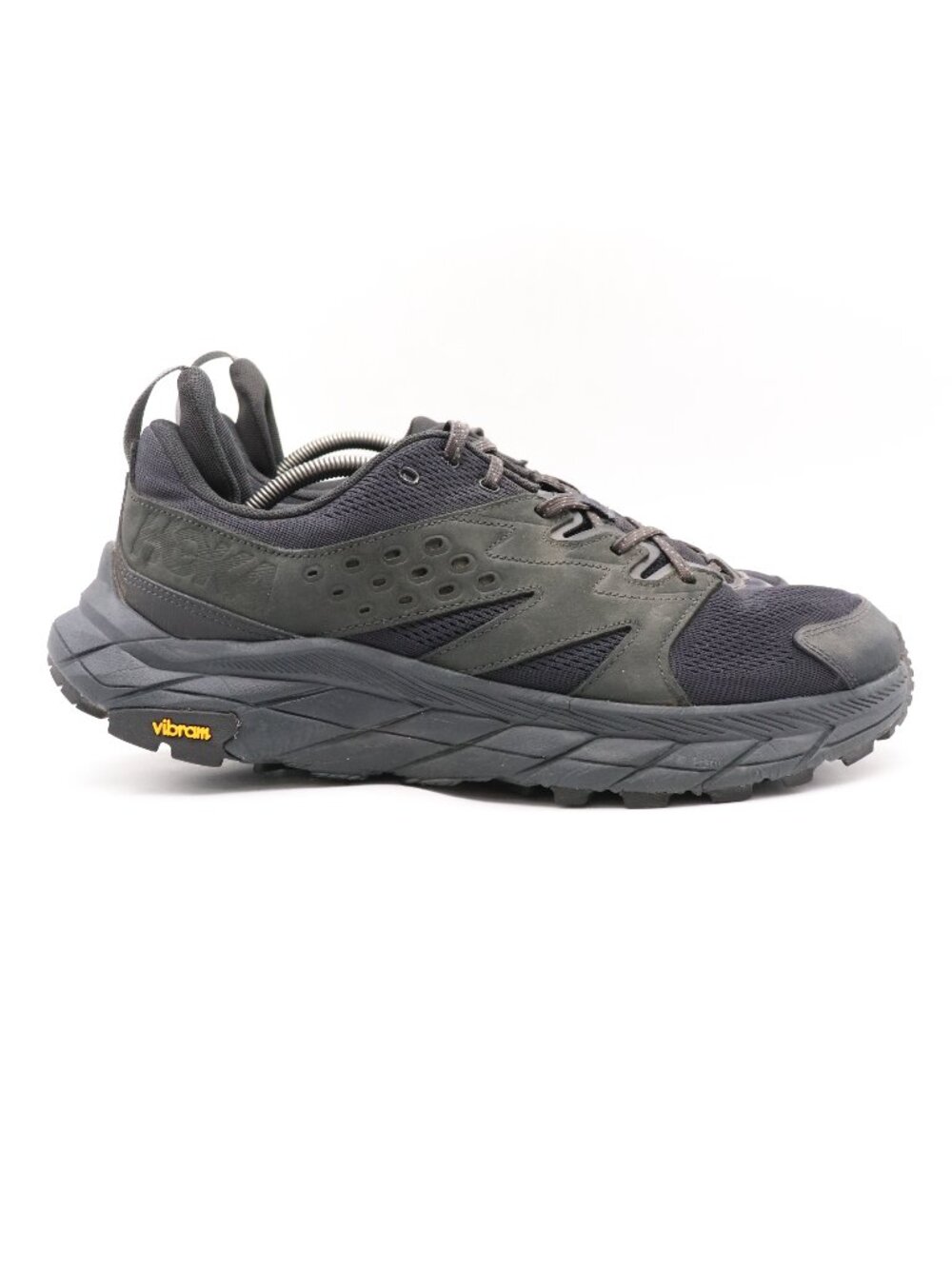 Hoka One One Anacapa Breeze Low Men's 13 D Shoes Triple Black 1127920 BBLC